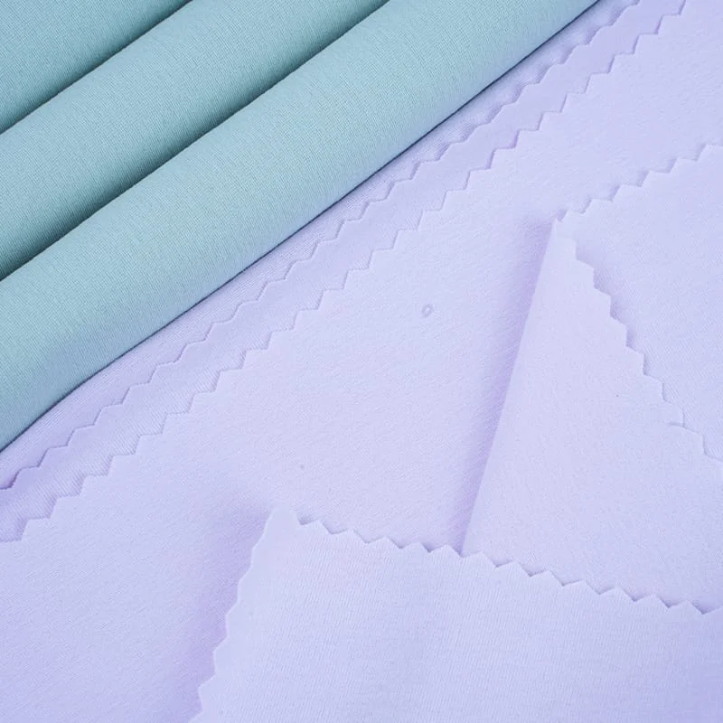 Moisture-wicking polyester fabric showing capillary action moisture transport